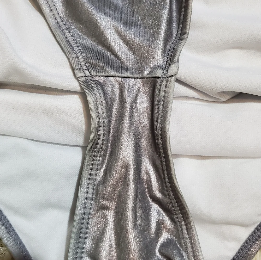 One piece sun kiss silver swimsuit